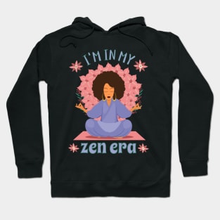 Zen Era Afro Woman Meditating Hoodie